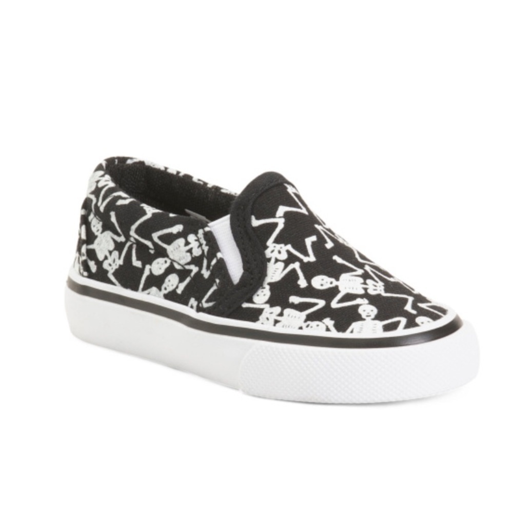 Tommy Bahama Glow In The Dark Skeletons Slip On Sneakers Toddler size 5 …